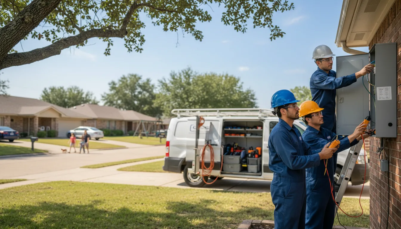 Certified electrician providing emergency electrical services in Morrisville, MO